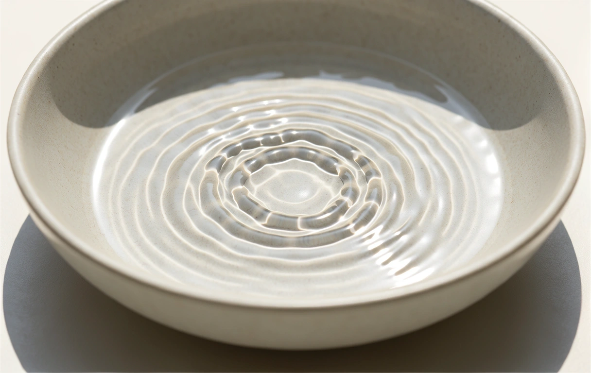 Rhythmic water ripples