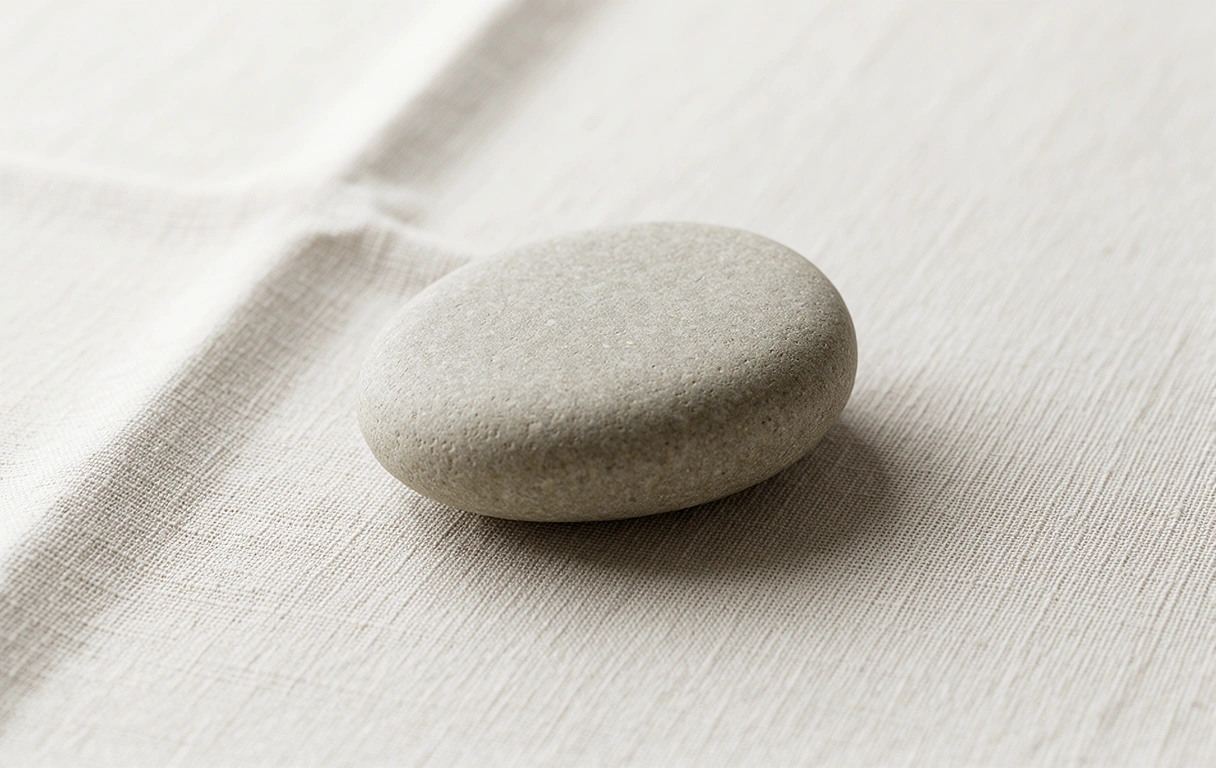Serene minimalist stone